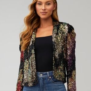 Sequin Blank NYC Covergirl Jacket